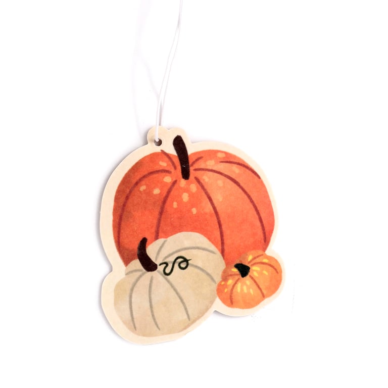 Autumn Spice Air Freshener - Autumn Harvest Scented Card and Polypropylene Home Fragrance for Halloween Season
