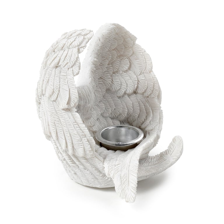Wings of the Heart Resin Incense Ashcatcher & Cone Burner Holder