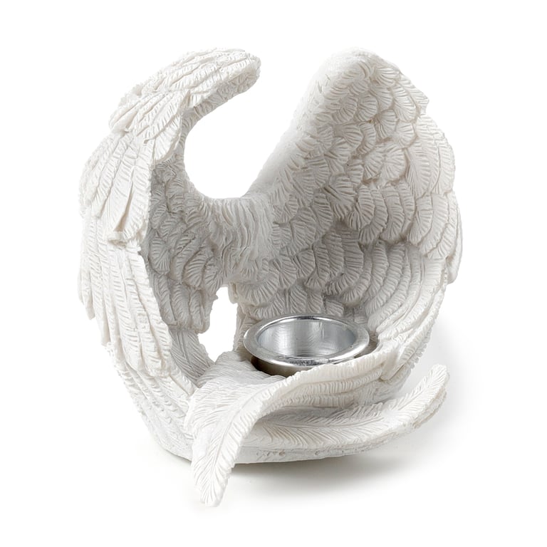 Wings of the Heart Resin Incense Ashcatcher & Cone Burner Holder