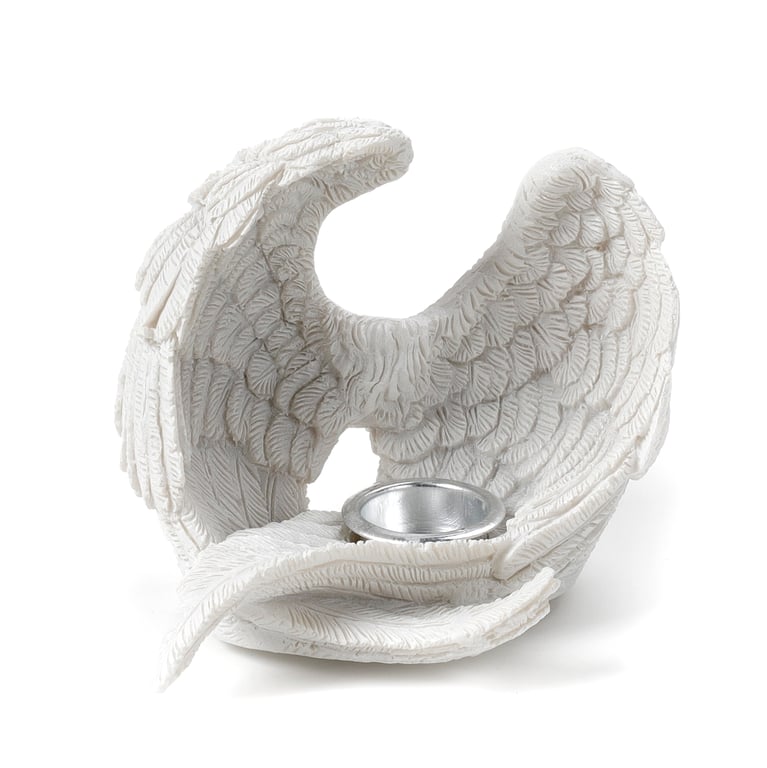Wings of the Heart Resin Incense Ashcatcher & Cone Burner Holder