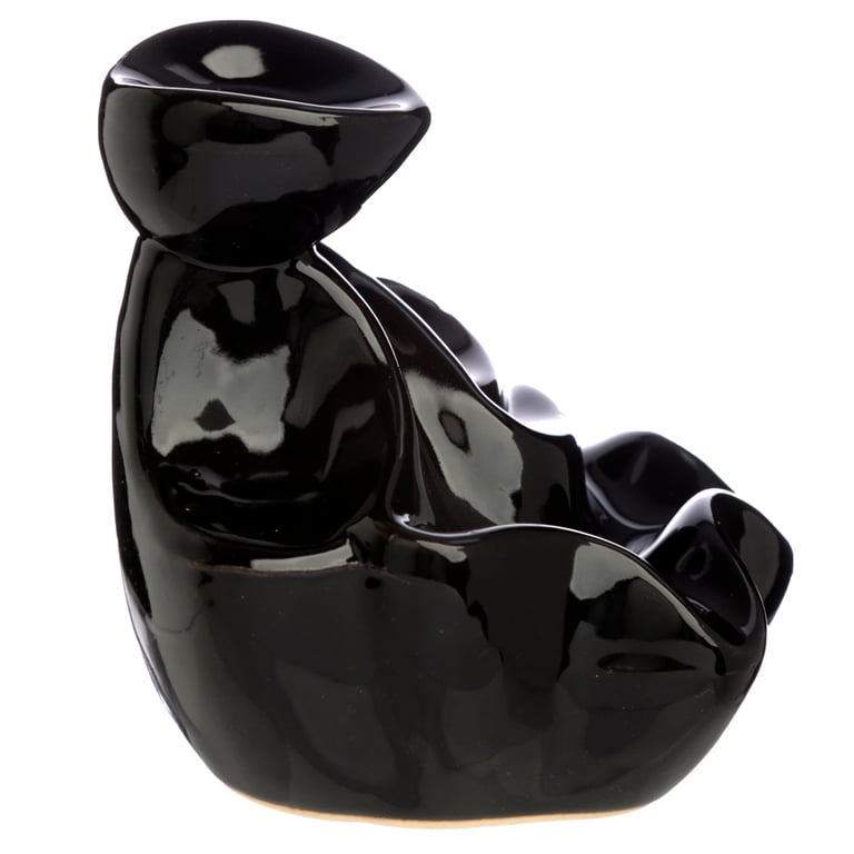 Resin and Metal Backflow Incense Burner - Waterfall Design