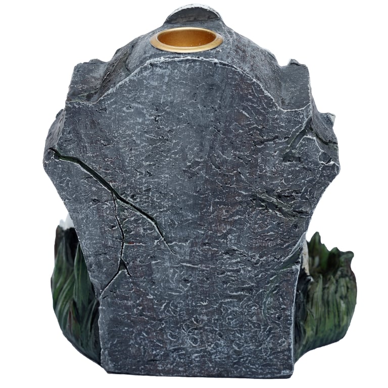 Resin Zombie Hand Tombstone Backflow Incense Burner - Misty Halloween Decor