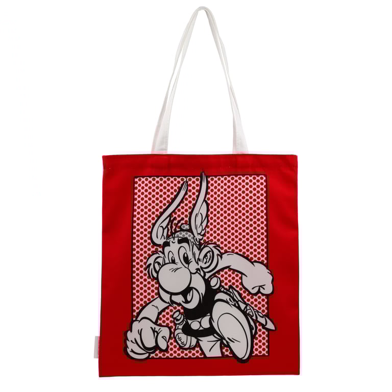 Asterix Licensed Polyester Tote Bag with Reusable Polypropylene Handles