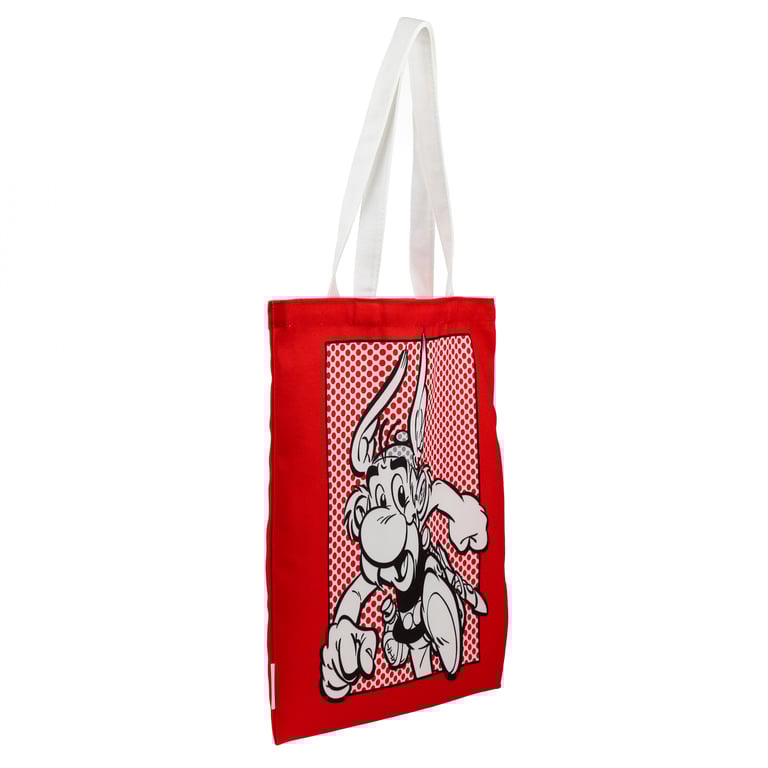 Asterix Licensed Polyester Tote Bag with Reusable Polypropylene Handles