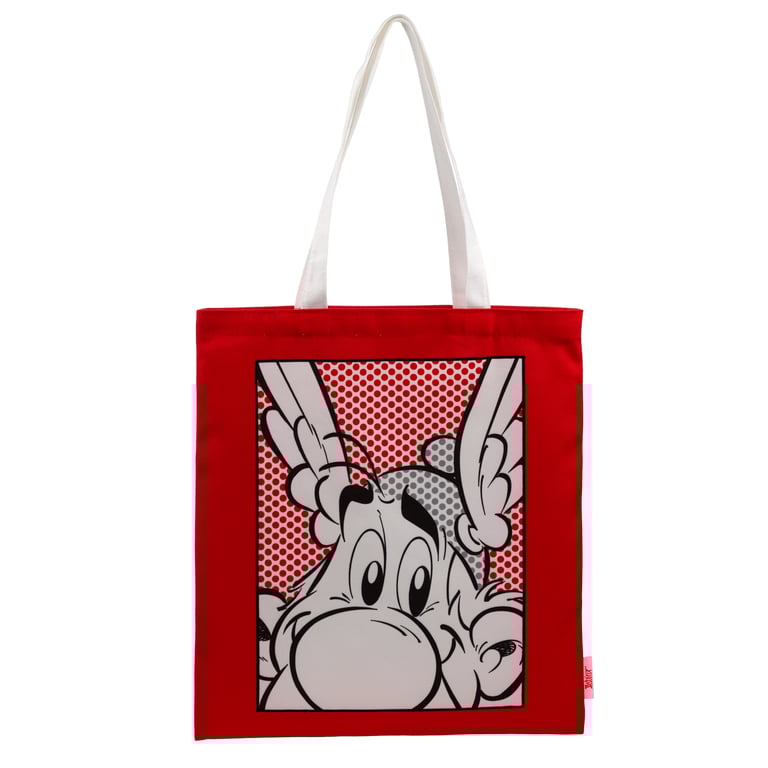 Asterix Licensed Polyester Tote Bag with Reusable Polypropylene Handles