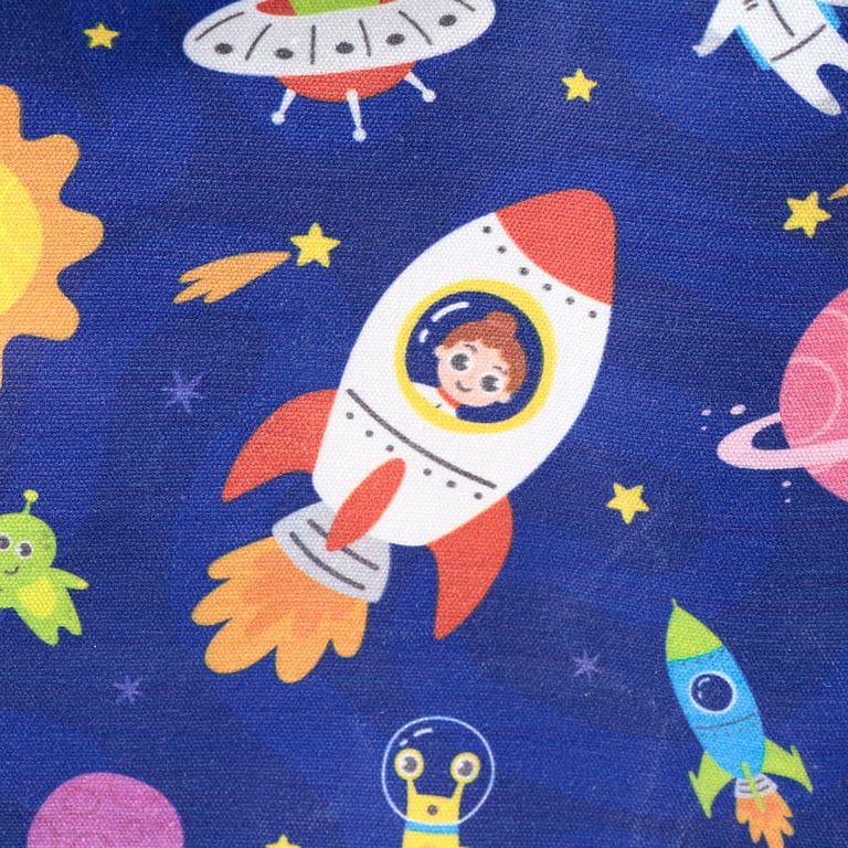 Canvas Space Cadet Drawstring Bag - Cotton Home Goods Backpack