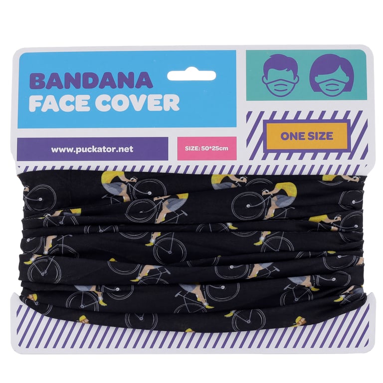 Neck Warmer Tube Scarf - 100 Washable Polyester Cycling Accessory