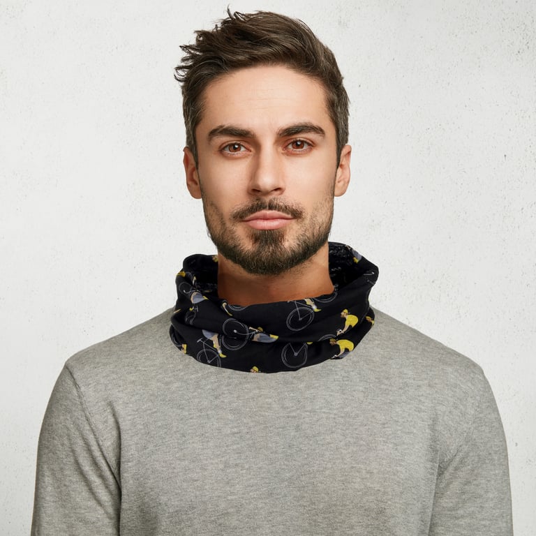 Neck Warmer Tube Scarf - 100 Washable Polyester Cycling Accessory