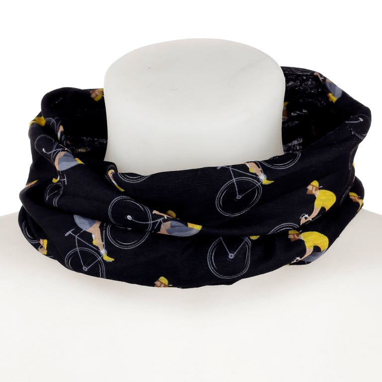 Neck Warmer Tube Scarf - 100 Washable Polyester Cycling Accessory