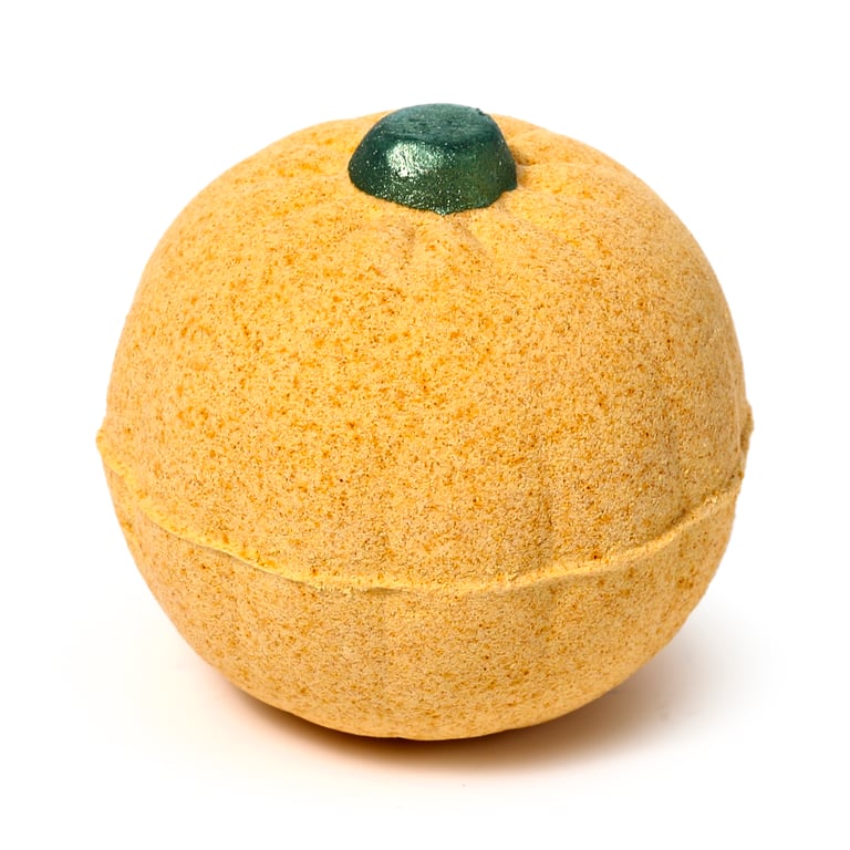 Handmade Autumn Harvest Pumpkin Bath Bomb - Cruelty Free, Vegan, Palm Oil & Gluten Free