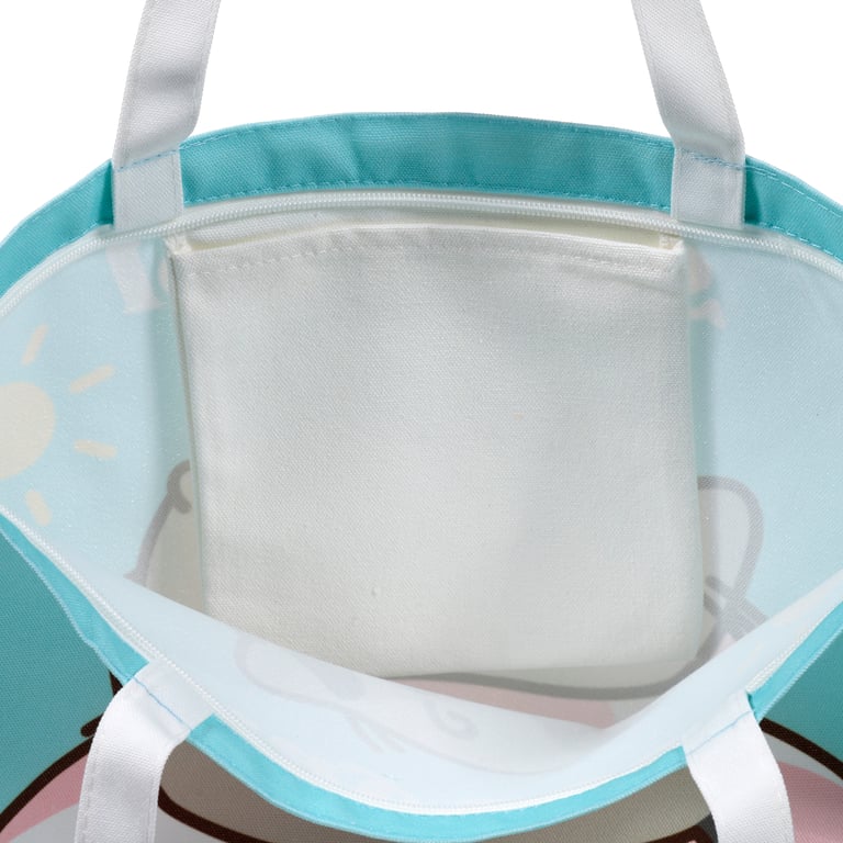 Polyester Pusheen Cat Summer Beach Bag - Wipe Clean & Licensed