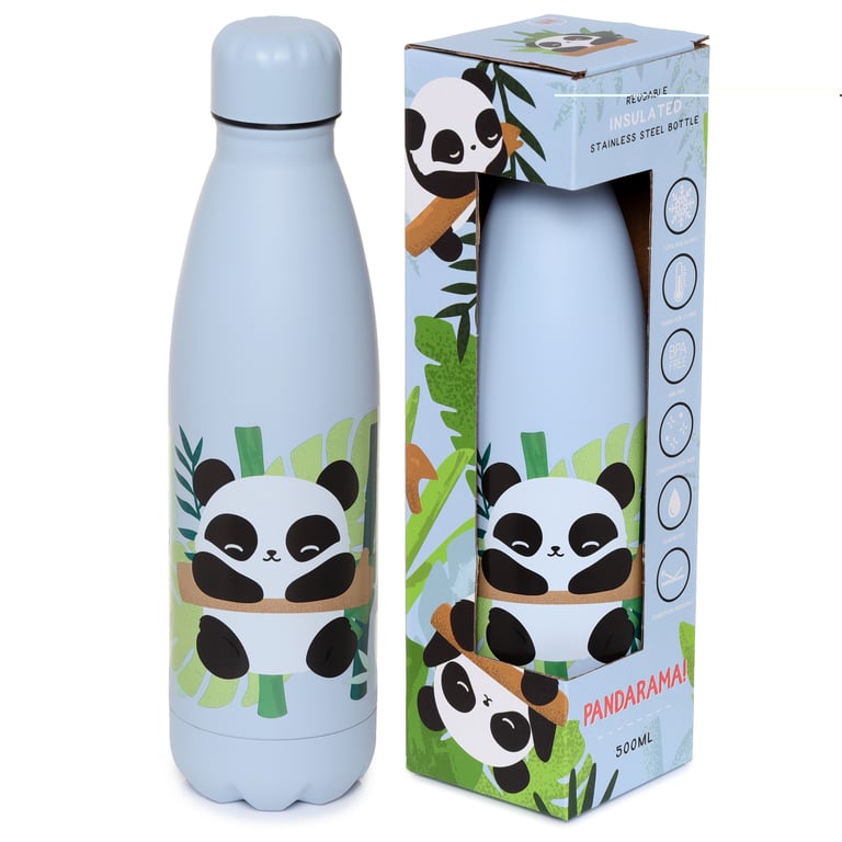 Stainless Steel Reusable Insulated 500ml Double Walled BPA Free Drink Bottle