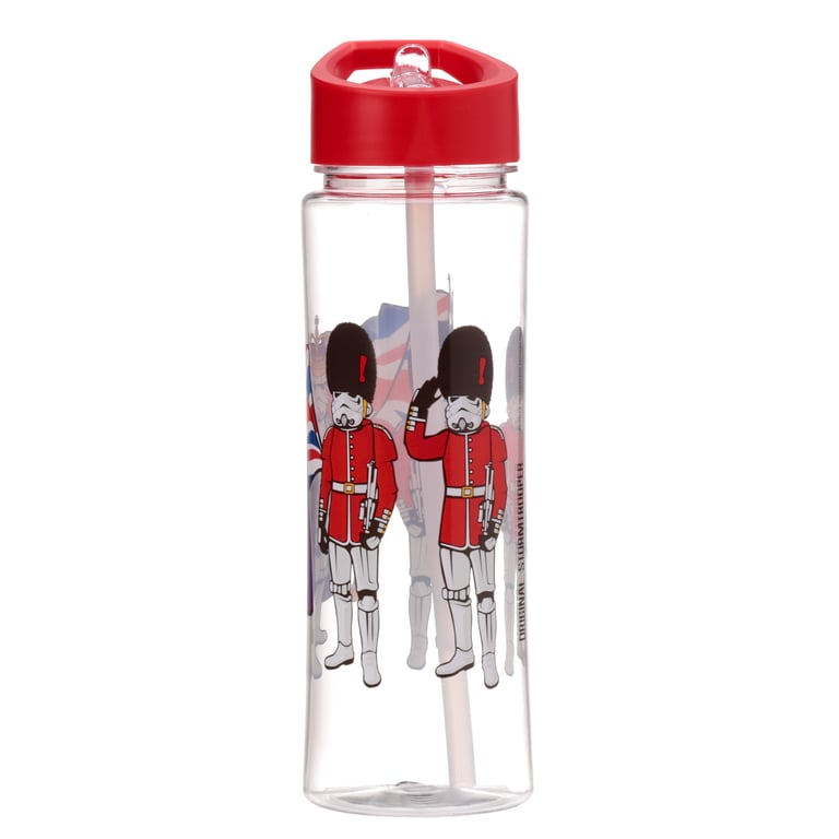The Original Stormtrooper Reusable Shatterproof 550ml Flip Straw Water Bottle - BPA Free