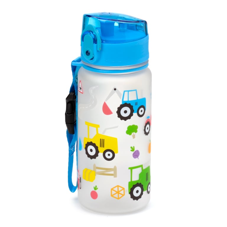 350ml Shatterproof BPA Free Children s Water Bottle - Quick Clip Strap & Food Safe Design
