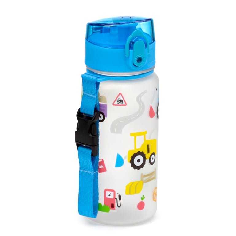 350ml Shatterproof BPA Free Children s Water Bottle - Quick Clip Strap & Food Safe Design