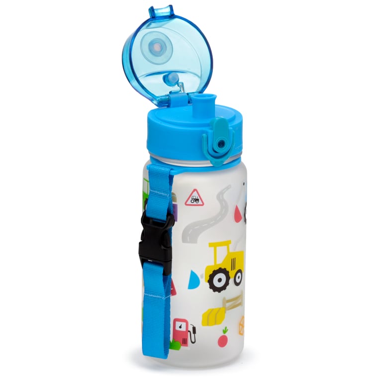 350ml Shatterproof BPA Free Children s Water Bottle - Quick Clip Strap & Food Safe Design