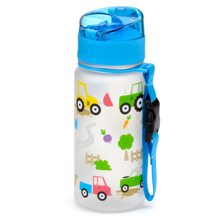 350ml Shatterproof BPA Free Children s Water Bottle - Quick Clip Strap & Food Safe Design