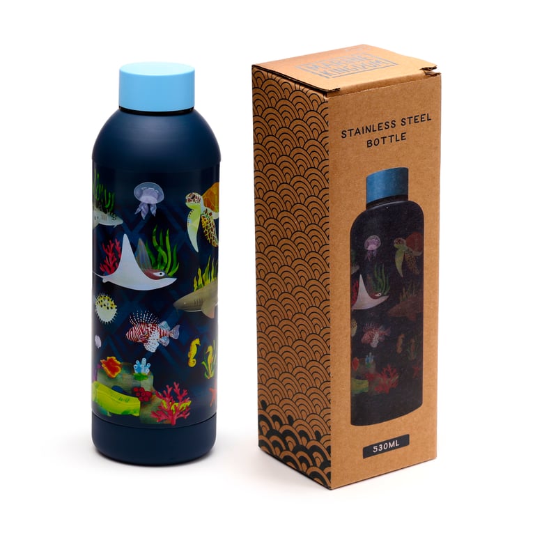 Stainless Steel Insulated Drinks Bottle 530ml - Keeps Drinks Hot/Cold for Up to 24/12 Hours