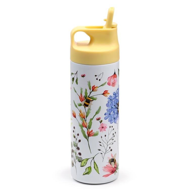 Stainless Steel Insulated Flip Top Drinks Bottle 500ml - BPA Free and Reusable