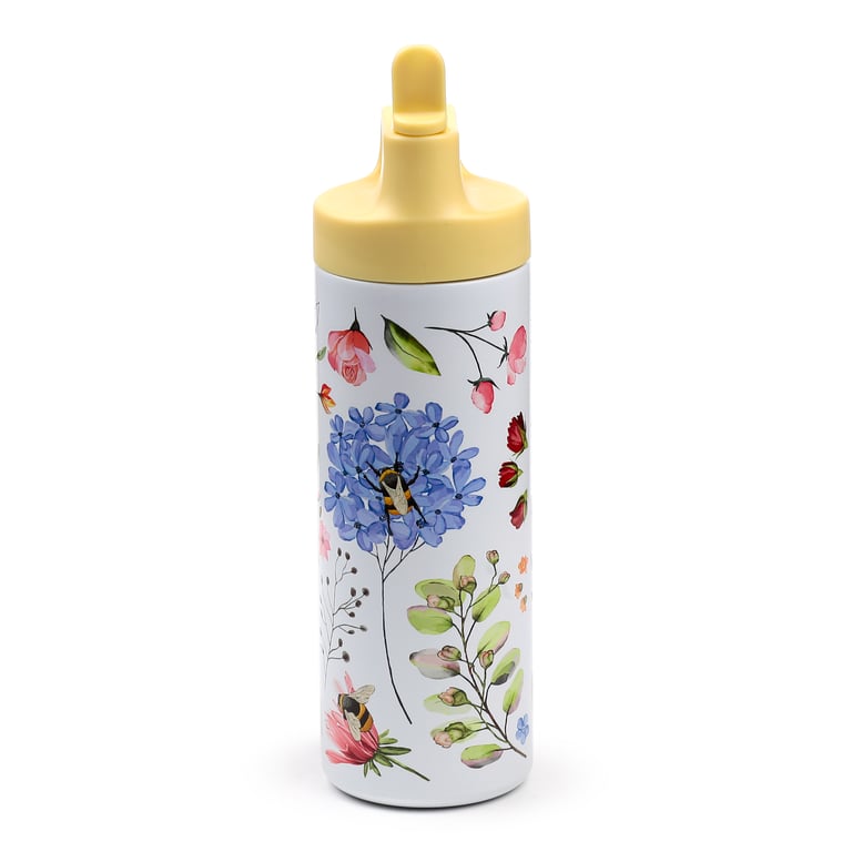 Stainless Steel Insulated Flip Top Drinks Bottle 500ml - BPA Free and Reusable