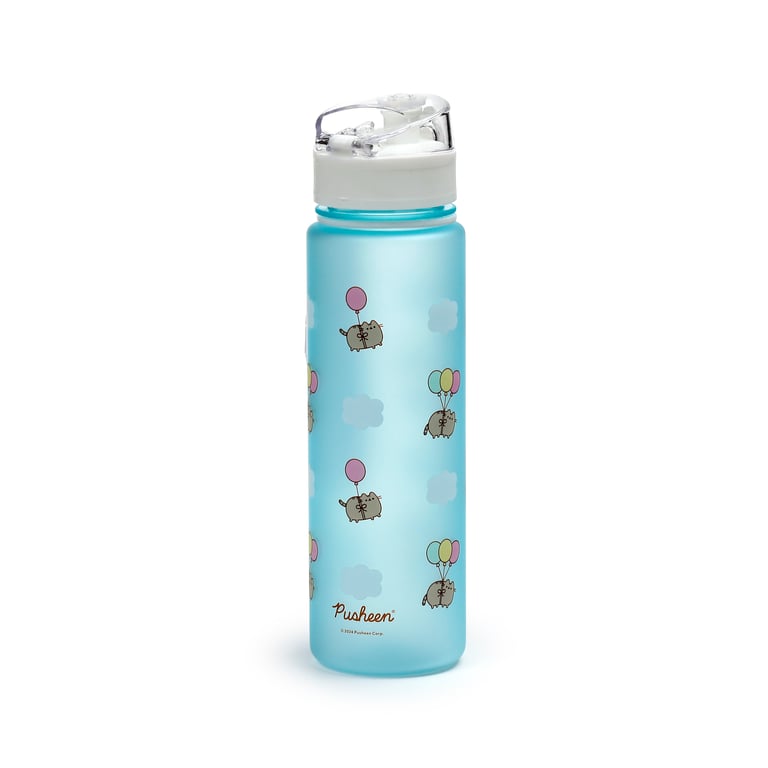 Pusheen Cat Balloons 600ml Shatterproof Water Bottle - BPA Free and Food Safe