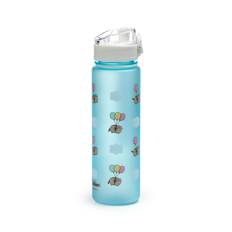 Pusheen Cat Balloons 600ml Shatterproof Water Bottle - BPA Free and Food Safe