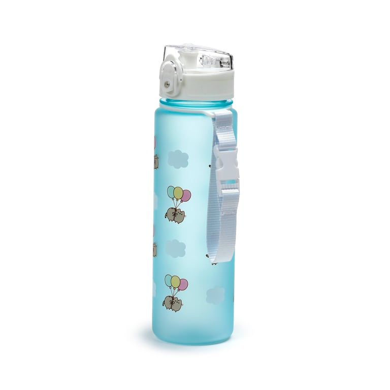 Pusheen Cat Balloons 600ml Shatterproof Water Bottle - BPA Free and Food Safe