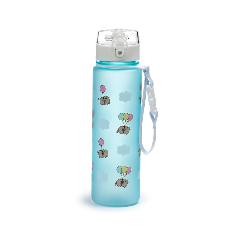 Pusheen Cat Balloons 600ml Shatterproof Water Bottle - BPA Free and Food Safe