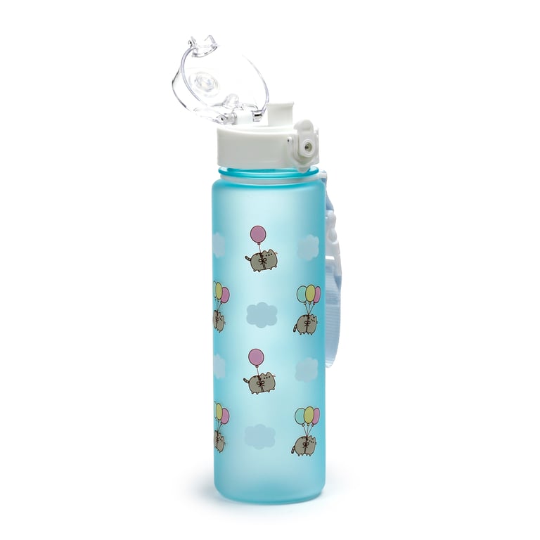 Pusheen Cat Balloons 600ml Shatterproof Water Bottle - BPA Free and Food Safe
