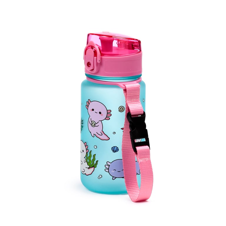 Adoramals Axolotl Shatterproof 350ml BPA Free Children s Water Bottle