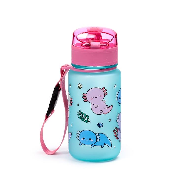 Adoramals Axolotl Shatterproof 350ml BPA Free Children s Water Bottle