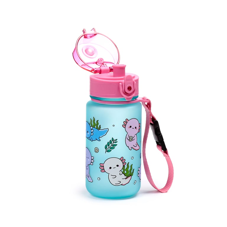 Adoramals Axolotl Shatterproof 350ml BPA Free Children s Water Bottle