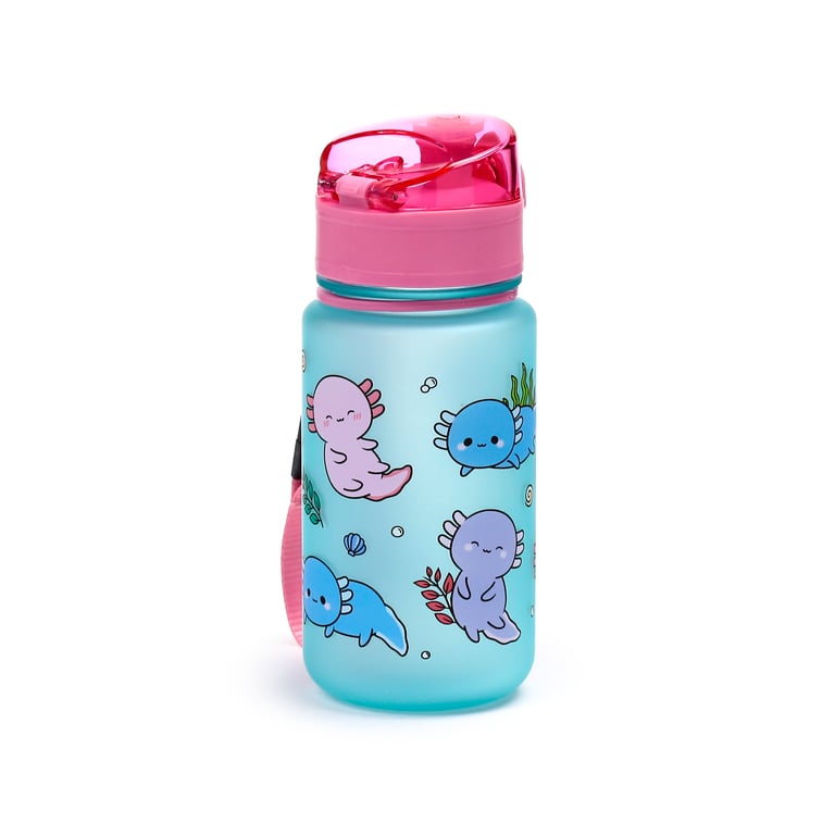 Adoramals Axolotl Shatterproof 350ml BPA Free Children s Water Bottle