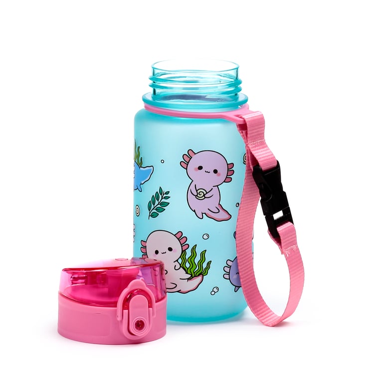 Adoramals Axolotl Shatterproof 350ml BPA Free Children s Water Bottle