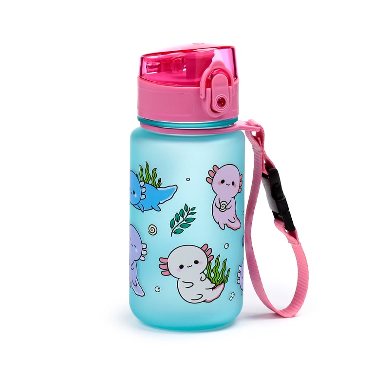 Adoramals Axolotl Shatterproof 350ml BPA Free Children s Water Bottle