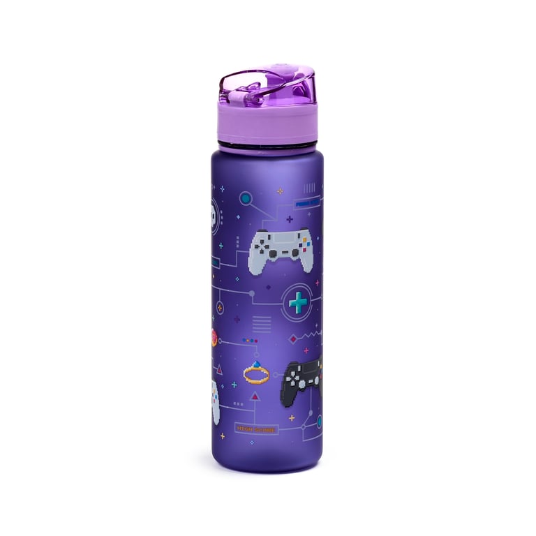 Shatterproof Game Over 600ml Polypropylene Water Bottle - BPA Free & Eco Friendly