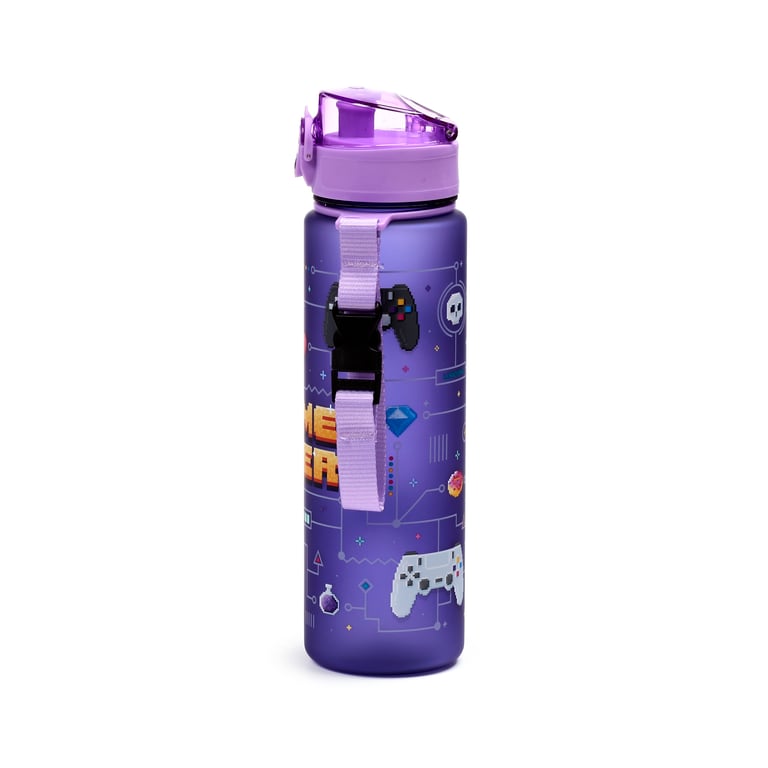 Shatterproof Game Over 600ml Polypropylene Water Bottle - BPA Free & Eco Friendly