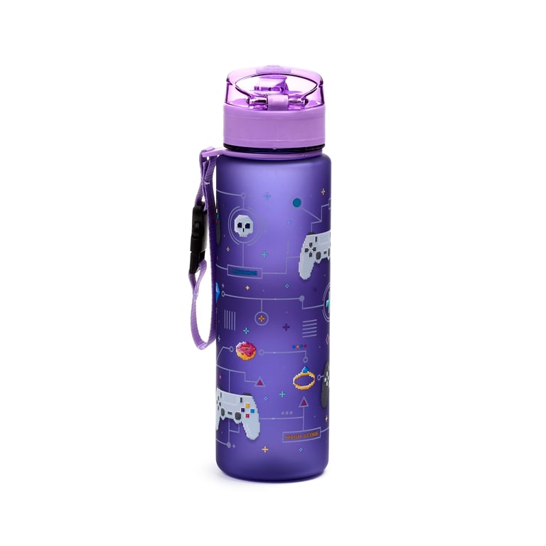 Shatterproof Game Over 600ml Polypropylene Water Bottle - BPA Free & Eco Friendly