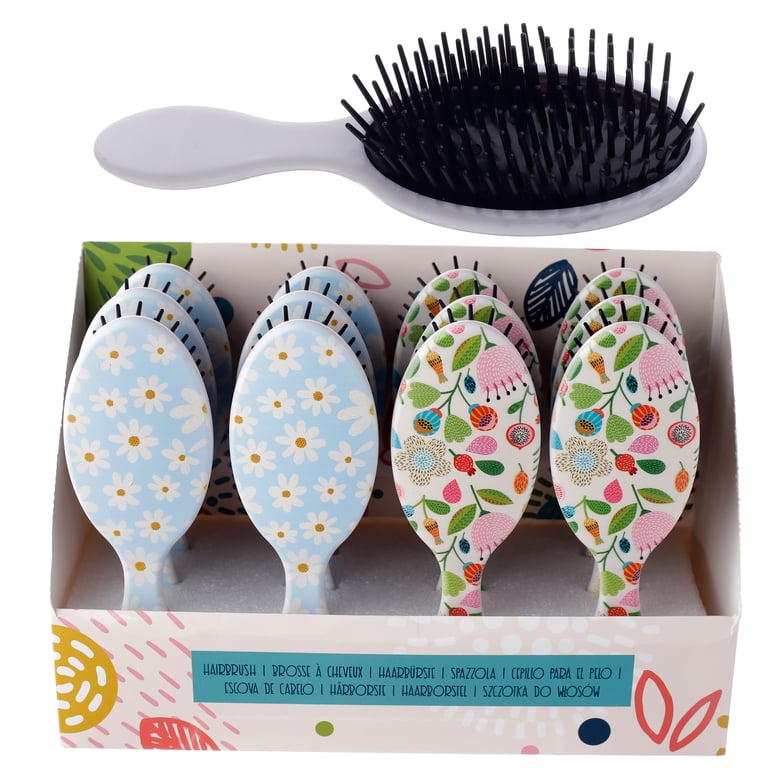 Pick of the Bunch Plastic Handy Hair Brush for Beauty and Home Grooming