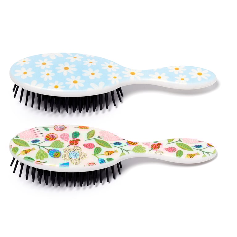 Pick of the Bunch Plastic Handy Hair Brush for Beauty and Home Grooming
