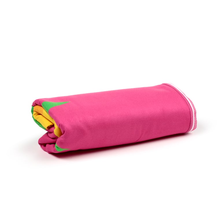 Microfibre Beach Towel - Good Vibes Pineapple, 90 Polyester and Acrylic Free
