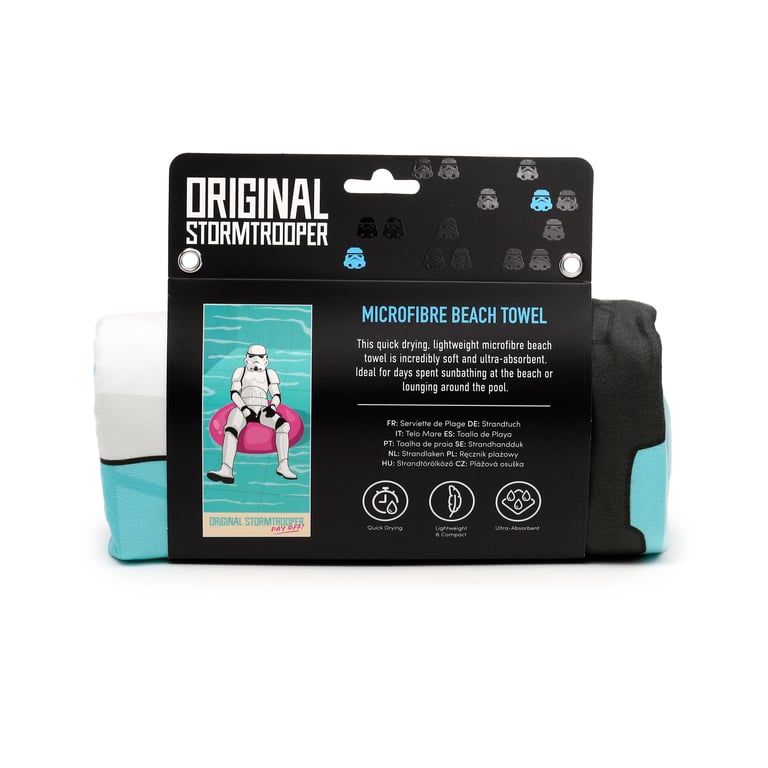 Stormtrooper Microfibre Beach Towel - Licensed and Water-Resistant Pool Day Off Towel