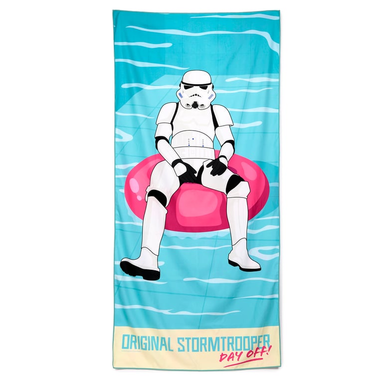Stormtrooper Microfibre Beach Towel - Licensed and Water-Resistant Pool Day Off Towel
