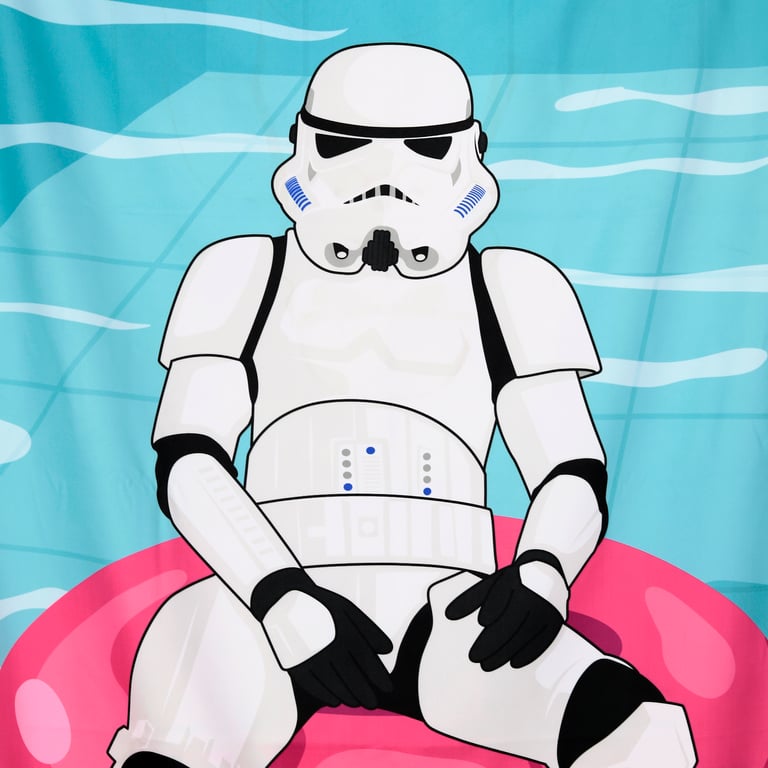 Stormtrooper Microfibre Beach Towel - Licensed and Water-Resistant Pool Day Off Towel