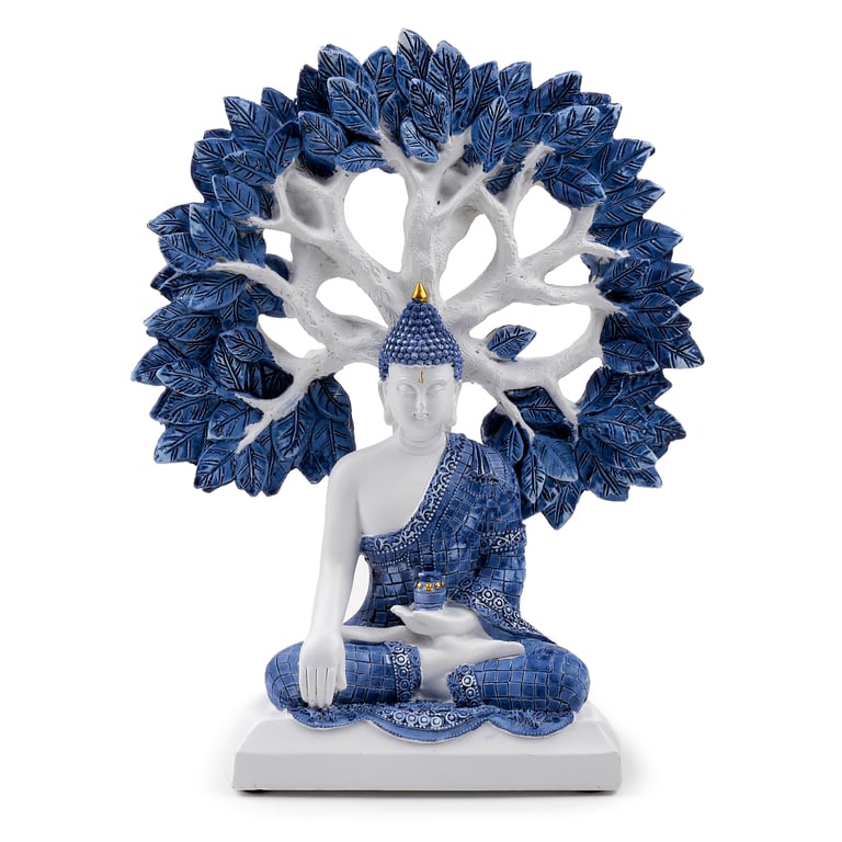 Resin Thai Buddha - Tree of Life Decorative Statue