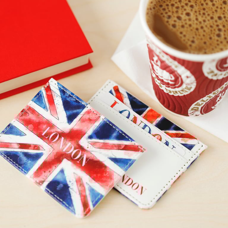 Contactless Protection Fabric Card Holder Wallet - London Tour Edition