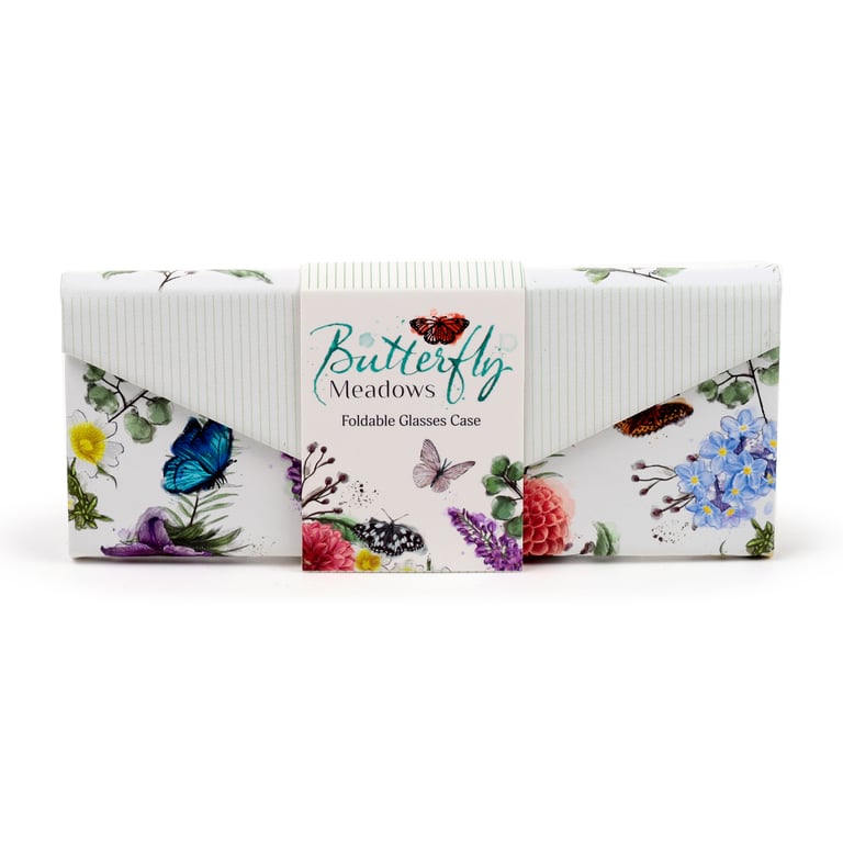 Foldable Paper Metal Glasses Holder - Butterfly Meadows Home Organization Solution