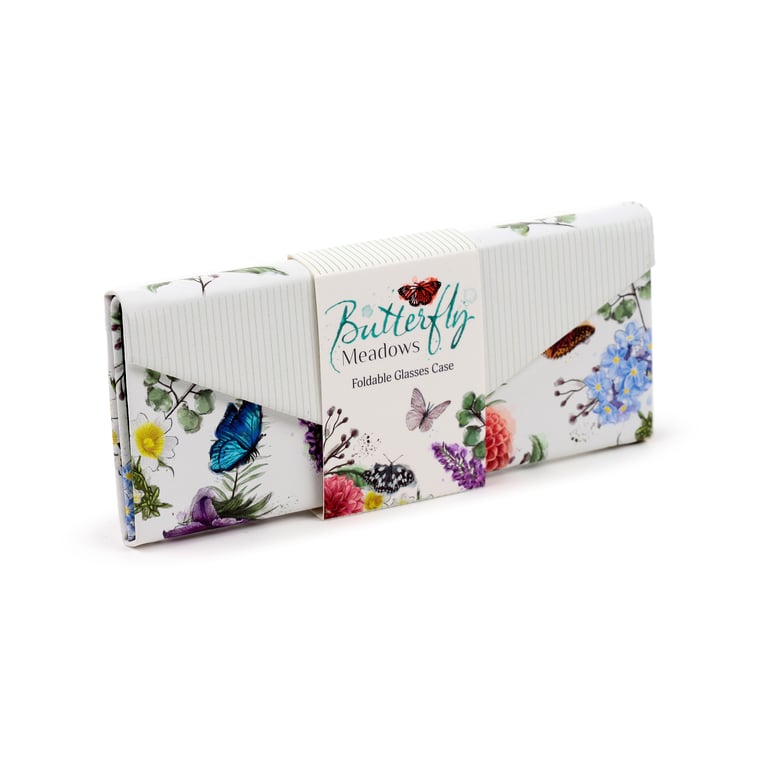 Foldable Paper Metal Glasses Holder - Butterfly Meadows Home Organization Solution
