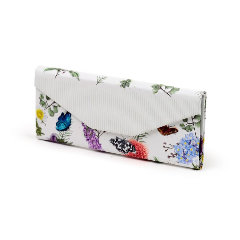 Foldable Paper Metal Glasses Holder - Butterfly Meadows Home Organization Solution