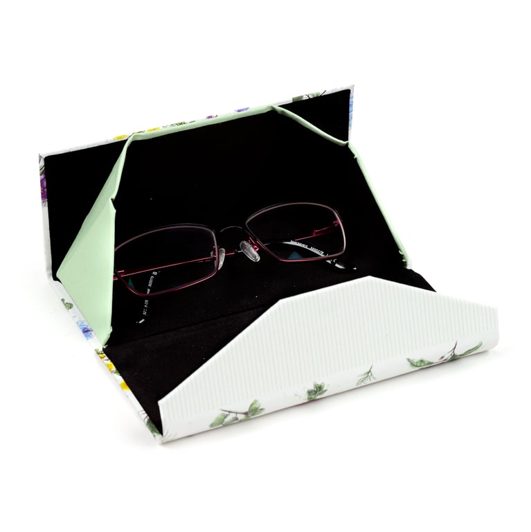 Foldable Paper Metal Glasses Holder - Butterfly Meadows Home Organization Solution